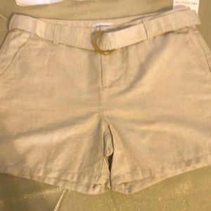 Liz Claiborne Women Linen Shorts